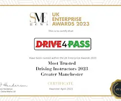 UK Enterprise Award 2023 for Drive 4 pass Bolton